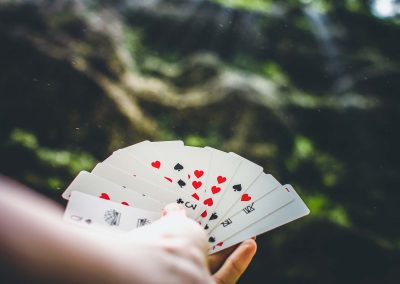 airdeck travel waterproof light playing cards