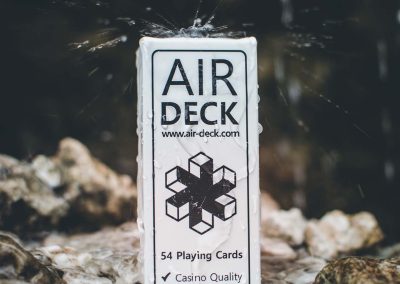 airdeck travel waterproof light playing cards