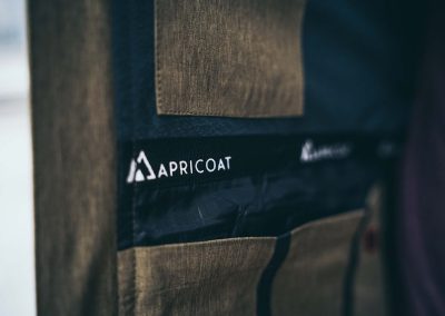 apricoat adventure jacket USA made product photography