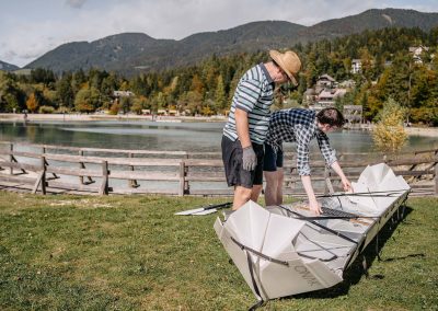 onak canoes belgium kickstarter plastic foldable canoe